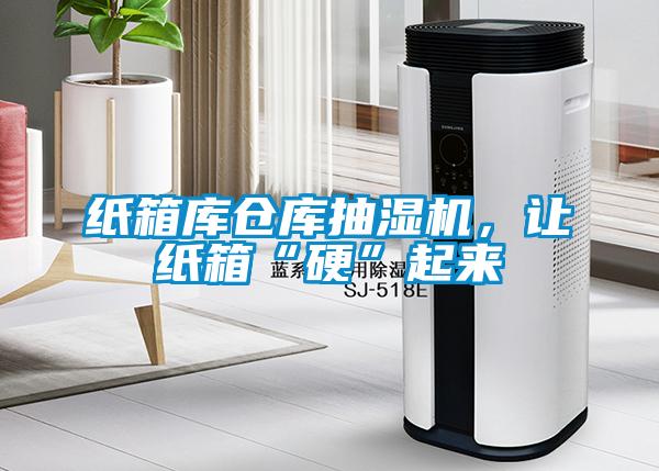 纸箱库仓库抽湿机，让纸箱“硬”起来