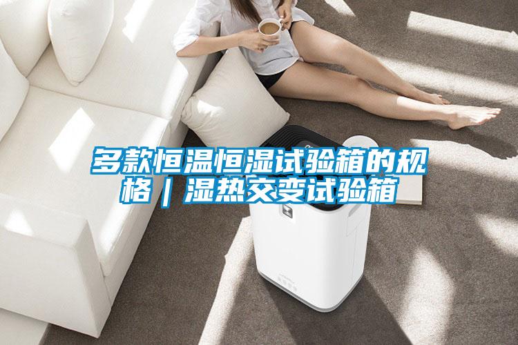 多款恒温恒湿试验箱的规格｜湿热交变试验箱