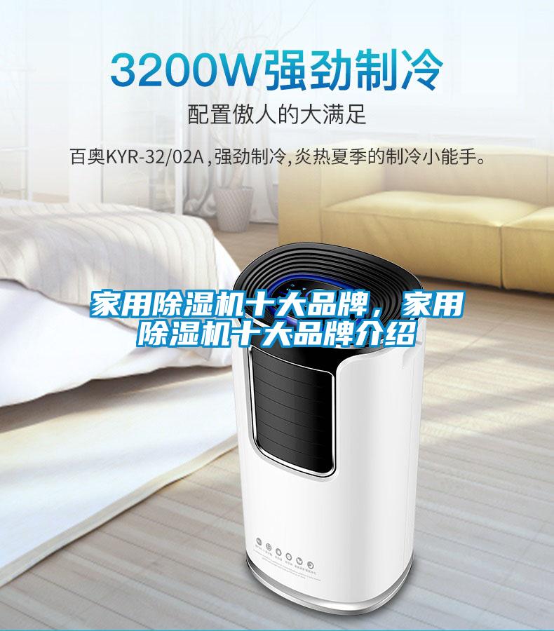 家用除湿机十大品牌，家用除湿机十大品牌介绍