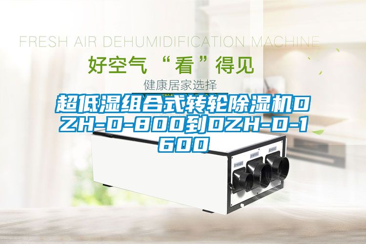 超低湿组合式转轮除湿机DZH-D-800到DZH-D-1600