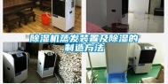 除湿机蒸发装置及除湿的制造方法