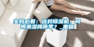 宝妈必看：选对除湿机，何惧潮湿梅雨季？_重复