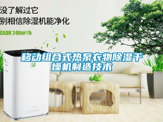 行业新闻移动组合式热泵衣物除湿干燥机制造技术