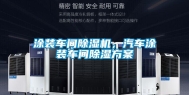 涂装车间除湿机，汽车涂装车间除湿方案