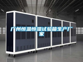 知识百科广州恒温恒湿试验箱生产厂家
