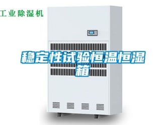 知识百科稳定性试验恒温恒湿箱