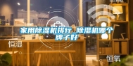 家用除湿机排行_除湿机哪个牌子好