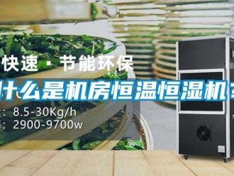 知识百科什么是机房恒温恒湿机？
