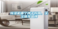 除湿机哪个牌子好用，关注推荐品牌