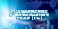 带除湿加湿新风系统哪款好 带除湿加湿功能的新风系统品牌【介绍】