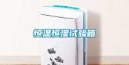 恒温恒湿试验箱