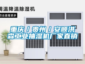 企业新闻重庆／贵州／安顺洪森工业抽湿机厂家直销