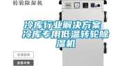 冷库行业解决方案 冷库专用低温转轮除湿机