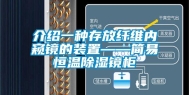 介绍一种存放纤维内窥镜的装置——简易恒温除湿镜柜