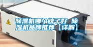 除湿机哪个牌子好 除湿机品牌推荐【详解】
