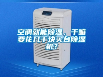 行业新闻空调就能除湿，干嘛要花几千块买台除湿机？