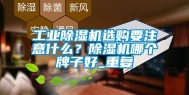 工业除湿机选购要注意什么？除湿机哪个牌子好_重复