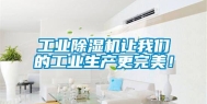 工业除湿机让我们的工业生产更完美！