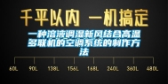 一种溶液调湿新风结合高温多联机的空调系统的制作方法