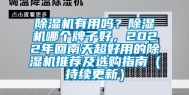 除湿机有用吗？除湿机哪个牌子好，2022年回南天超好用的除湿机推荐及选购指南（持续更新）