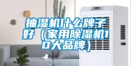 抽湿机什么牌子好（家用除湿机10大品牌）