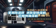 家用除湿器 迷你型除湿机 衣帽间抽湿机