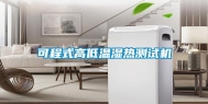 可程式高低温湿热测试机