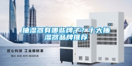 抽湿器有哪些牌子？十大抽湿器品牌推荐