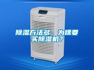 企业新闻除湿方法多，为啥要买除湿机？