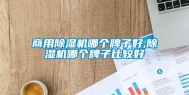 商用除湿机哪个牌子好,除湿机哪个牌子比较好