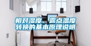 相对湿度、露点温度转换的基本原理说明