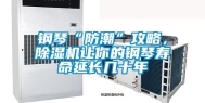 钢琴“防潮”攻略，除湿机让你的钢琴寿命延长几十年