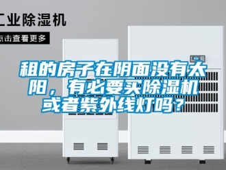 行业新闻租的房子在阴面没有太阳，有必要买除湿机或者紫外线灯吗？