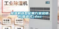 除湿机选型配置方案说明书(管道式).doc