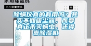 除螨仪真的有用吗？其实不如吸尘器，而要真正杀灭螨虫，还得靠除湿机