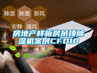 行业新闻房地产样板房吊顶除湿机案例CFD10