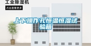 上下操作孔恒温恒湿试验箱
