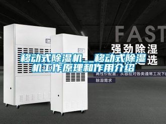 行业新闻移动式除湿机__移动式除湿机工作原理和作用介绍