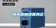 情怀营销还需身正