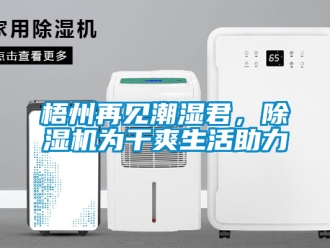 行业新闻梧州再见潮湿君，除湿机为干爽生活助力