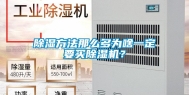 除湿方法那么多为啥一定要买除湿机？