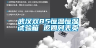 武汉双85恒温恒湿试验箱 返回列表页