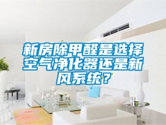 企业新闻新房除甲醛是选择空气净化器还是新风系统？