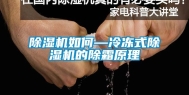 除湿机如何—冷冻式除湿机的除霜原理