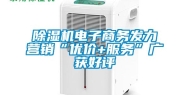除湿机电子商务发力营销“优价+服务”广获好评