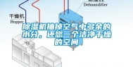 除湿机抽掉空气中多余的水分，还您一个洁净干燥的空间