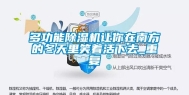 多功能除湿机让你在南方的冬天里笑着活下去_重复
