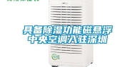 具备除湿功能磁悬浮中央空调入驻深圳