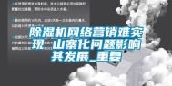 除湿机网络营销难实现 山寨化问题影响其发展_重复