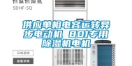 供应单相电容运转异步电动机 801专用除湿机电机
